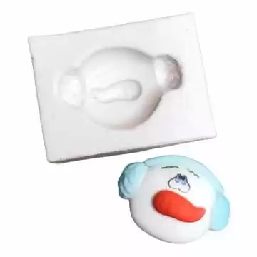 Molde de Silicone Carinha...