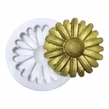 Molde de Silicone Margarida...