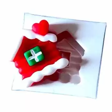 Molde de Silicone Casa Noel...