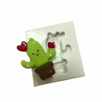 Molde de Silicone Cacto...