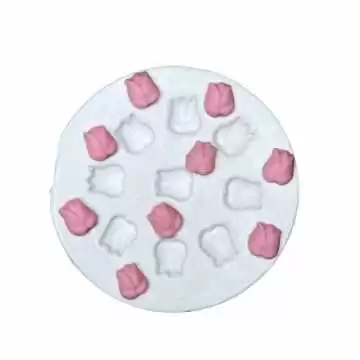 Molde de Silicone Tulipas...