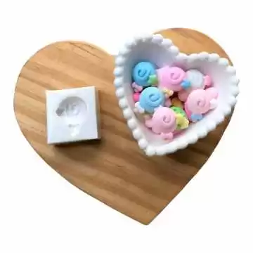 Molde de Silicone Pirulito...