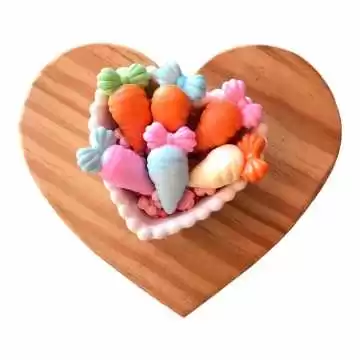 Molde de Silicone Cenoura...