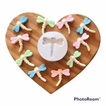 Molde de Silicone Libélula...