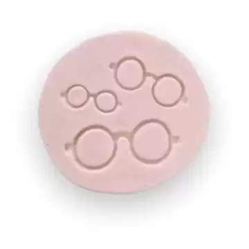 Molde de Silicone Óculos...