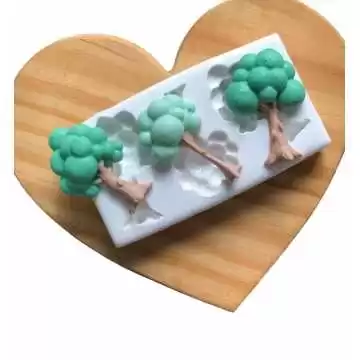 Molde de Silicone Trio de...