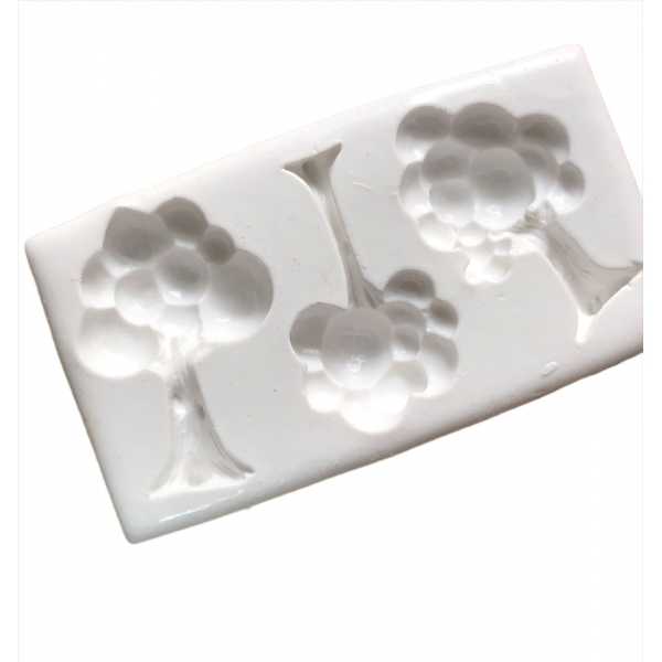 Molde de Silicone para Confeitaria Árvores