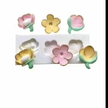 Molde de Silicone Trio de...