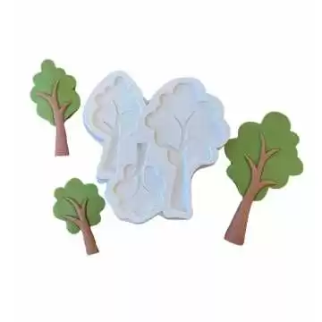 Molde de Silicone Trio...