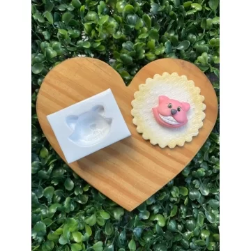 Molde de Silicone Gato da...