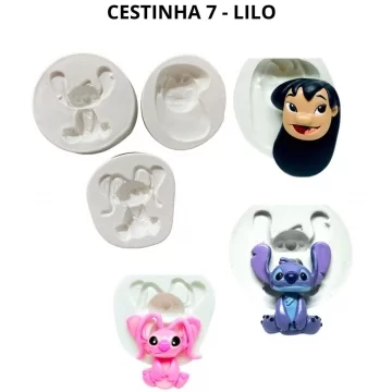 Molde de Silicone Cestinha...