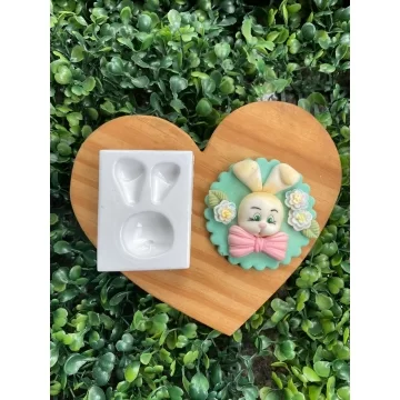 Molde de Silicone Carinha...