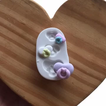 Molde de Silicone Mini...