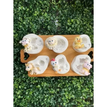 Cestinha Animais Fazendinha...