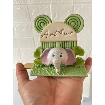 Molde de Silicone Elefante...