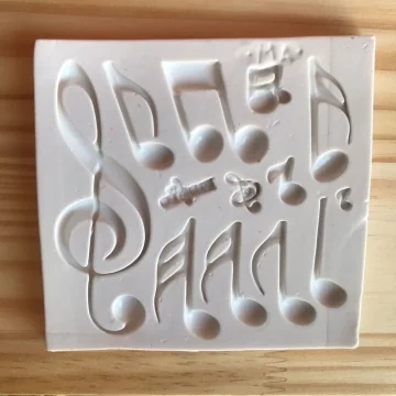 Molde de Silicone Kit Notas...