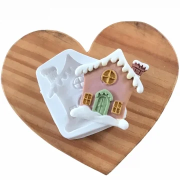 Molde de Silicone Casinha...