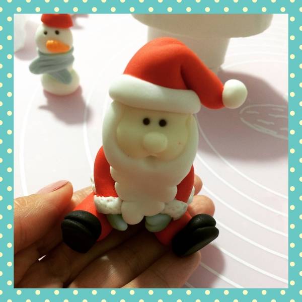 Molde de Silicone Confeitaria Papai Noel 3D - 347