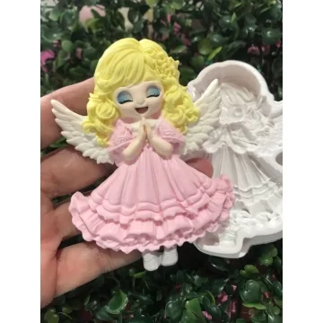 Molde de Silicone Anjinha...