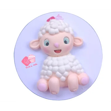 Molde de Silicone Ovelhinha...