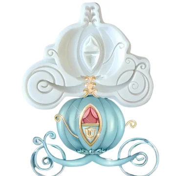 Molde de Silicone Carruagem...