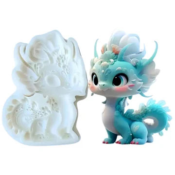 Molde de Silicone Dragão...