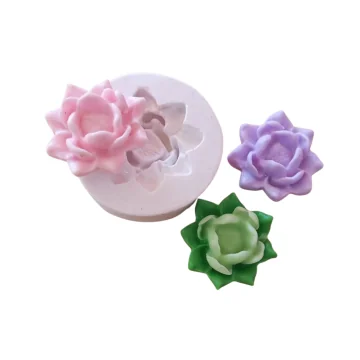 Molde de Silicone Flor de...