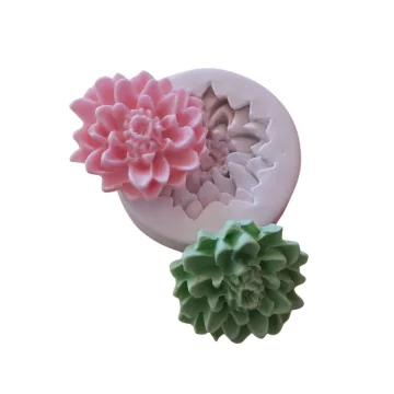 Molde de Silicone Flor...