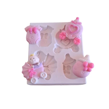 Molde de Silicone Chá...