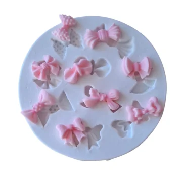 Molde de Silicone Laços...