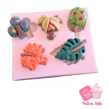 Molde de Silicone Mini...