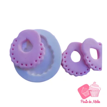 Molde de Silicone Babador...