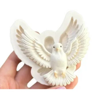 Molde de Silicone Pombinha...