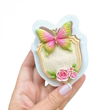 Molde de Silicone Moldura...