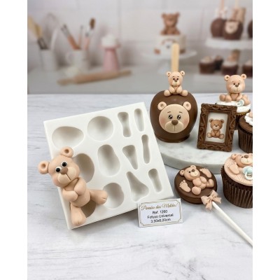 Molde de Silicone Fofuxos Universal - 1260