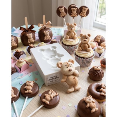 Molde de Silicone Urso Barrigudo Kaka - 1523