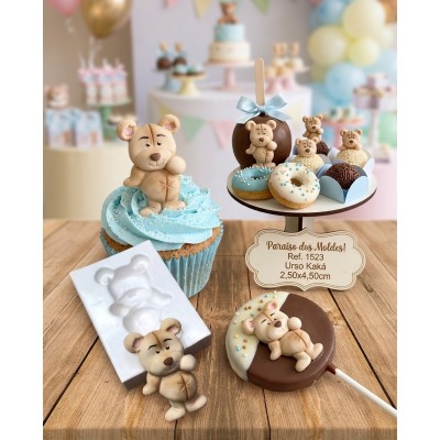 Molde de Silicone Urso Barrigudo Kaka - 1523