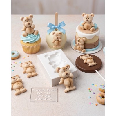 Molde de Silicone Urso Barrigudo Kaka - 1523