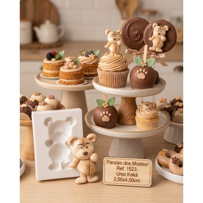 Molde de Silicone Urso Barrigudo Kaka - 1523