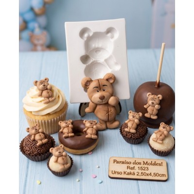 Molde de Silicone Urso Barrigudo Kaka - 1523