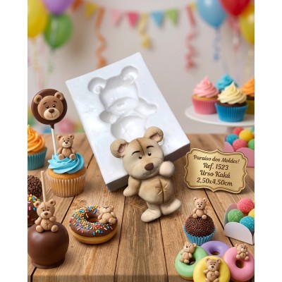 Molde de Silicone Urso Barrigudo Kaka - 1523