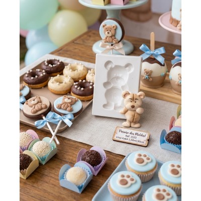 Molde de Silicone Urso Barrigudo Kaka - 1523