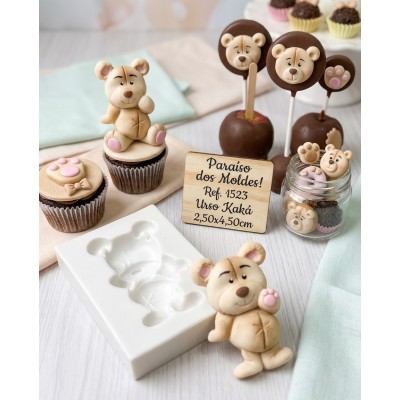 Molde de Silicone Urso Barrigudo Kaka - 1523