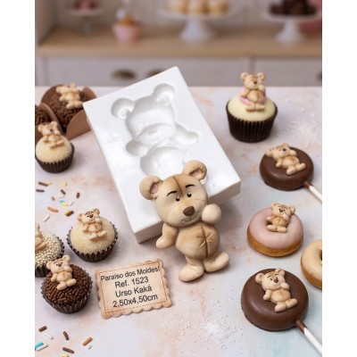 Molde de Silicone Urso Barrigudo Kaka - 1523