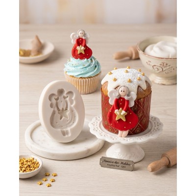 Molde de Silicone para Confeitaria e Biscuit Anjinha 1051