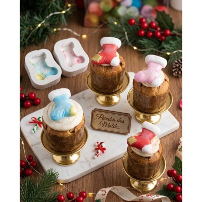 Molde de Silicone Bota Noel Nicolau - 1073