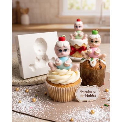 Molde de Silicone Ginger Juliete 1610
