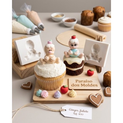Molde de Silicone Ginger Juliete 1610