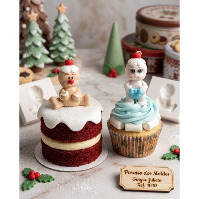 Molde de Silicone Ginger Juliete 1610