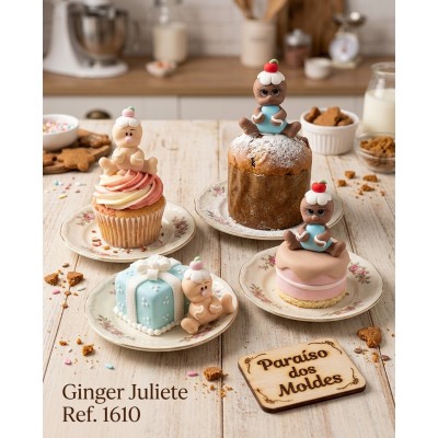 Molde de Silicone Ginger Juliete 1610